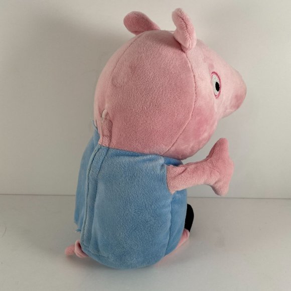 Talking Peppa Pig Brother George Plush 2003 Tickle N Giggle 10 Inch Works VTG - Picture 5 of 7